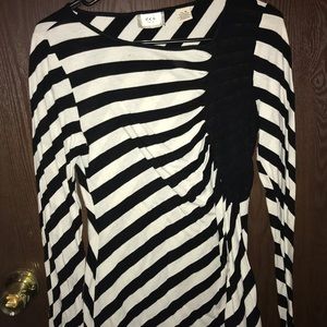 ECI Striped Long-Sleeve Top